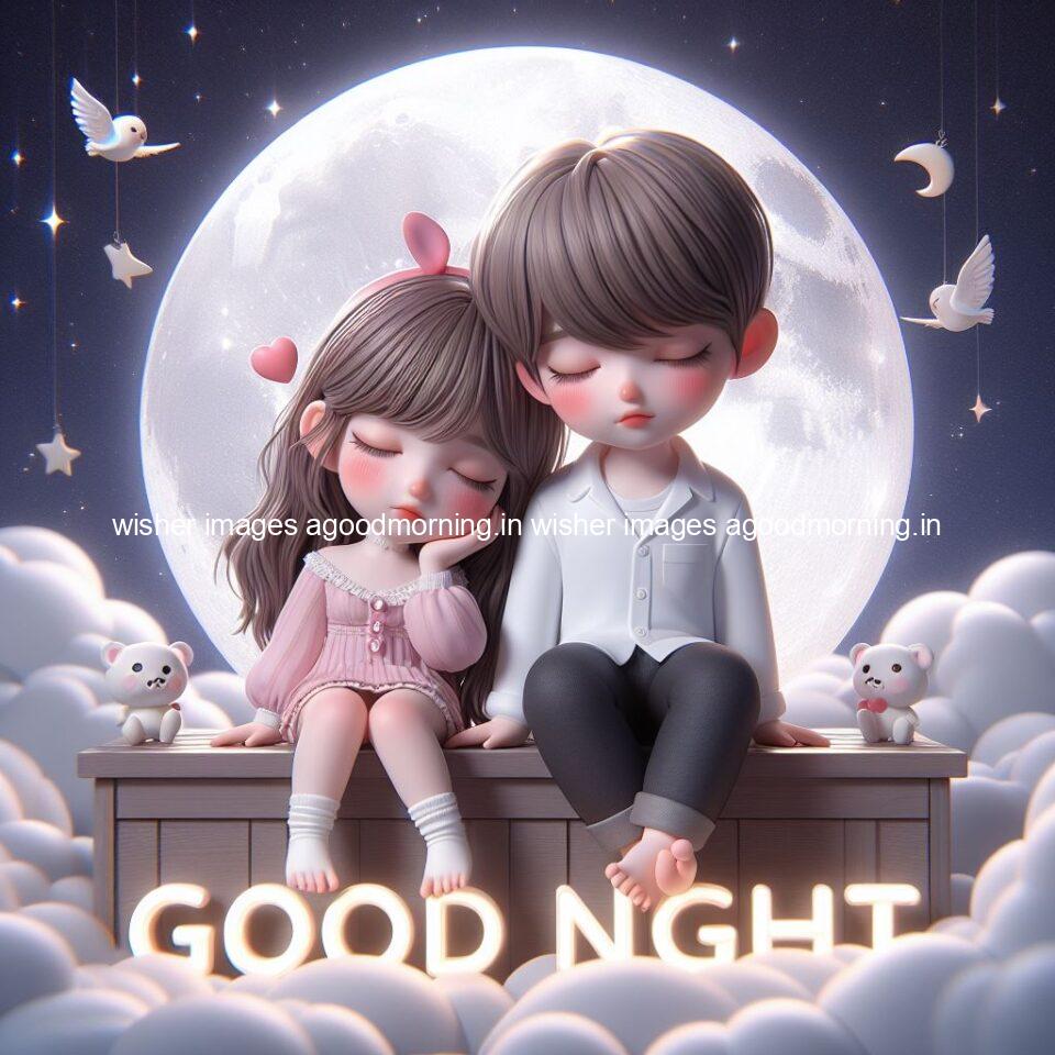 100+ Good Night Images With Couple || Free Download 100 good Night images with couple cute d couple is seating together with night vibes blue agoodmorning ()