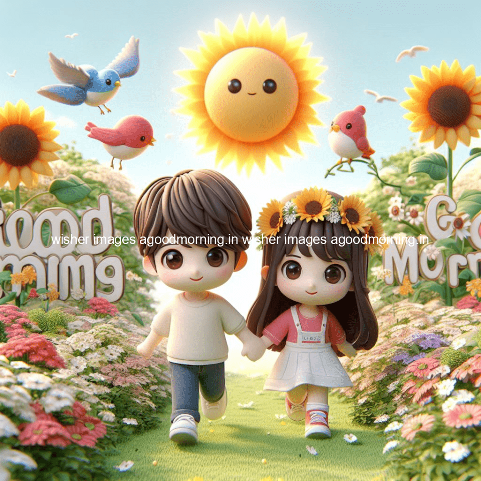 135+ Good Morning Couple Images || Free Download 19 good morning couple images couple is walking in garden with all around flowers are placed with butterfly morning vibes ()