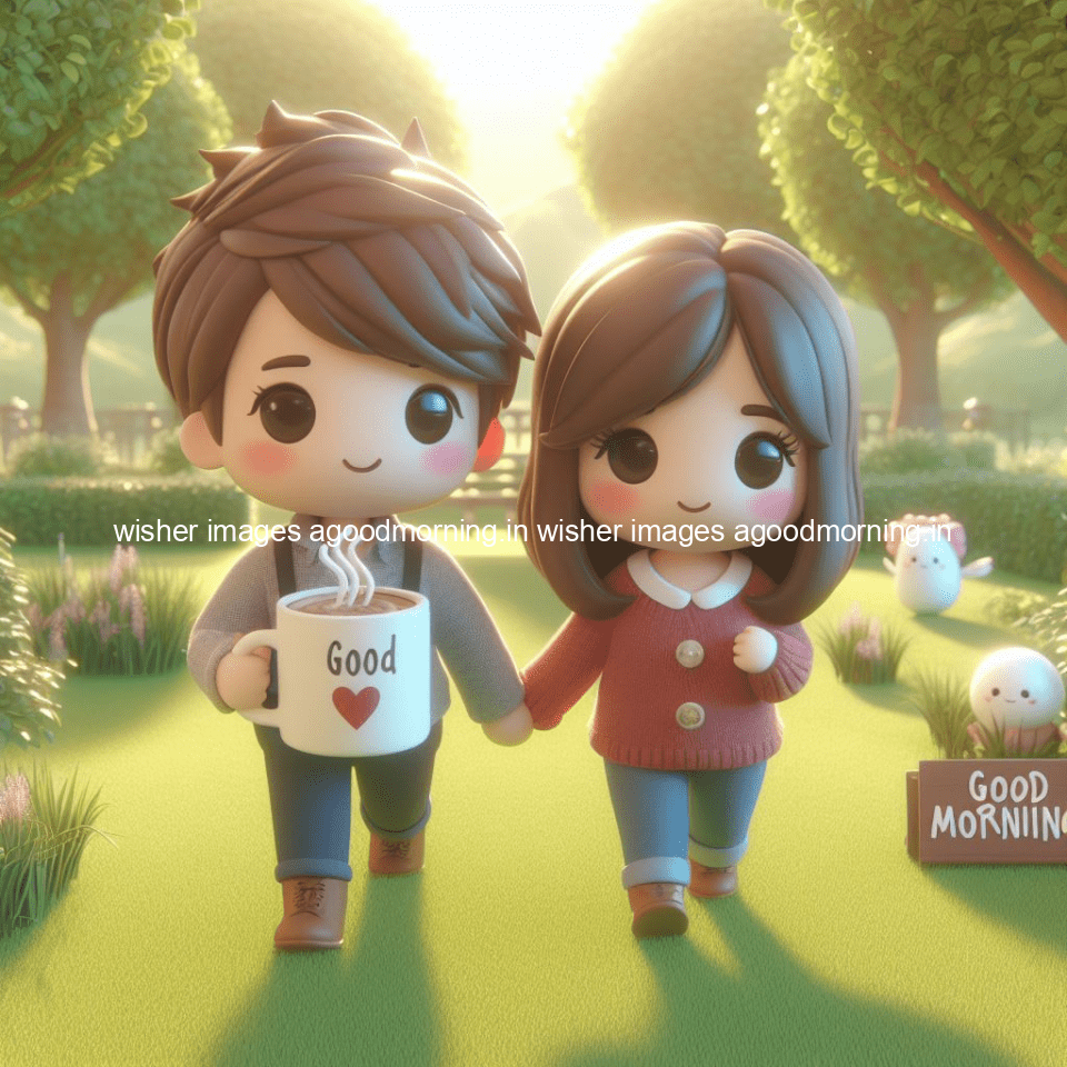 135+ Good Morning Couple Images || Free Download 26 good morning couple images couple is walking in garden with all around flowers are placed with butterfly morning vibes ()