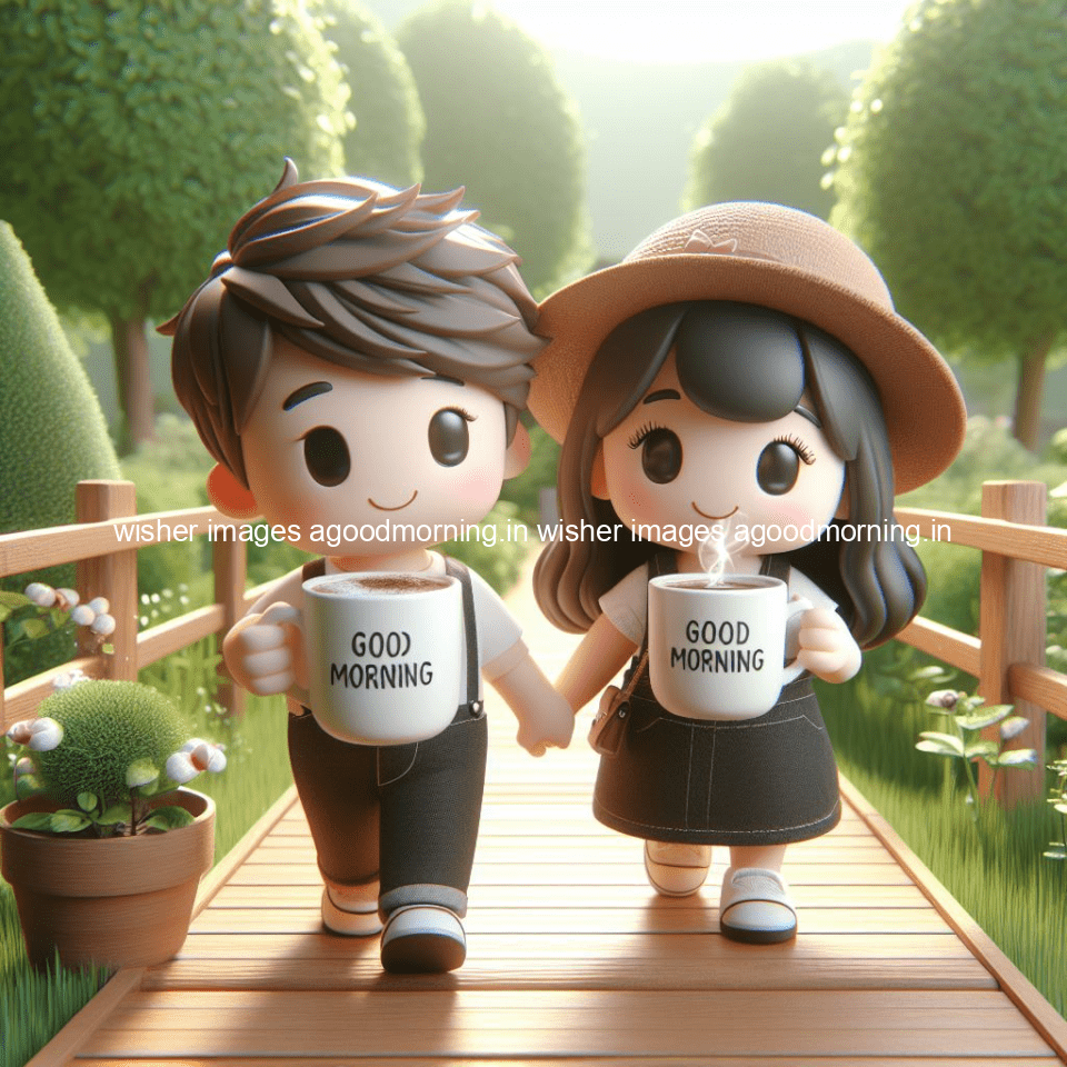 135+ Good Morning Couple Images || Free Download 25 good morning couple images couple is walking in garden with all around flowers are placed with butterfly morning vibes ()