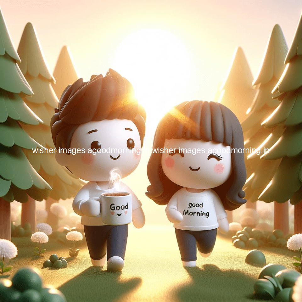135+ Good Morning Couple Images || Free Download 44 good morning couple images couple is walking in garden with all around flowers are placed with butterfly morning vibes ()