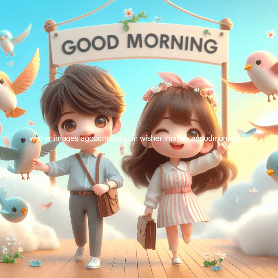 135+ HD Good Morning Images with couple || Free Download 101 good morning images with couple in the bad with beautiful background and cute d cartoon images ()