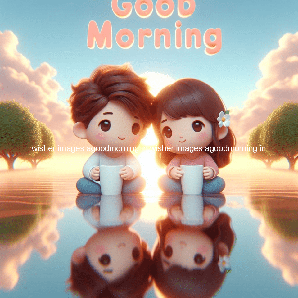 135+ HD Good Morning Images with couple || Free Download 139 good morning images with couple in the bad with beautiful background and cute d cartoon images ()