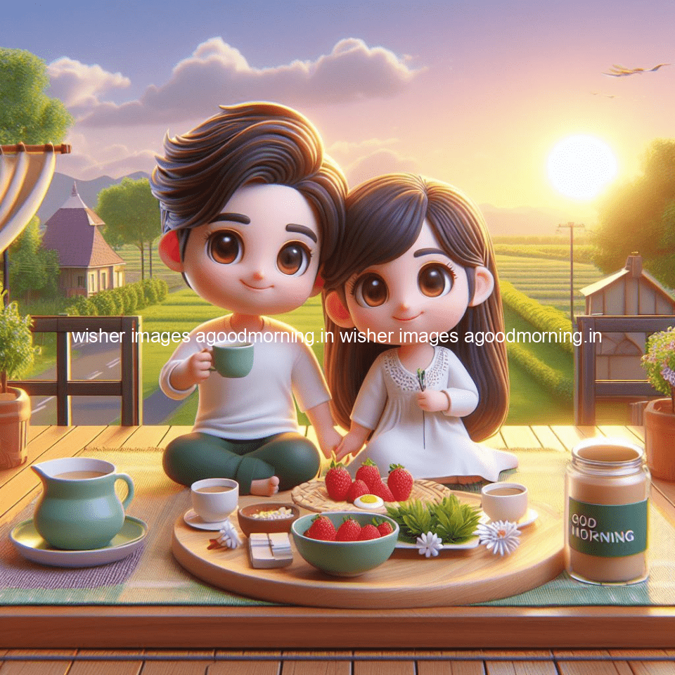 135+ HD Good Morning Images with couple || Free Download 105 good morning images with couple in the bad with beautiful background and cute d cartoon images ()