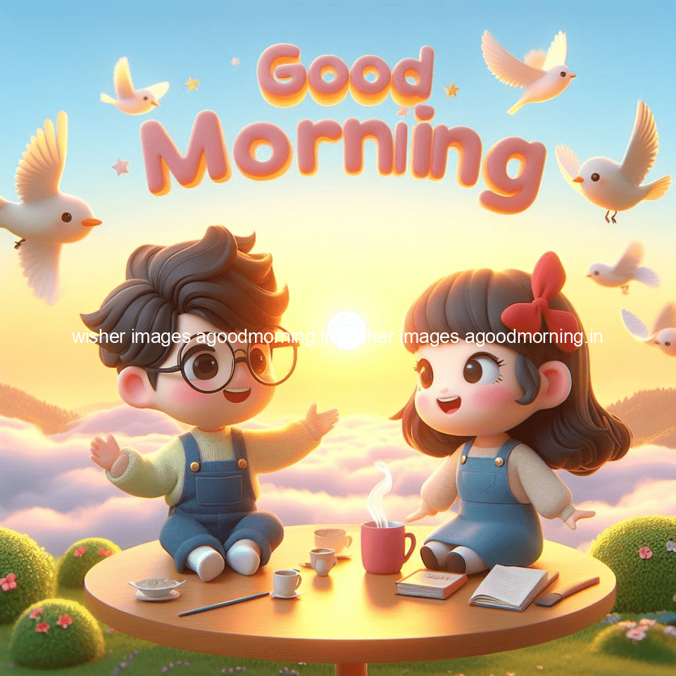 135+ HD Good Morning Images with couple || Free Download 110 good morning images with couple in the bad with beautiful background and cute d cartoon images ()