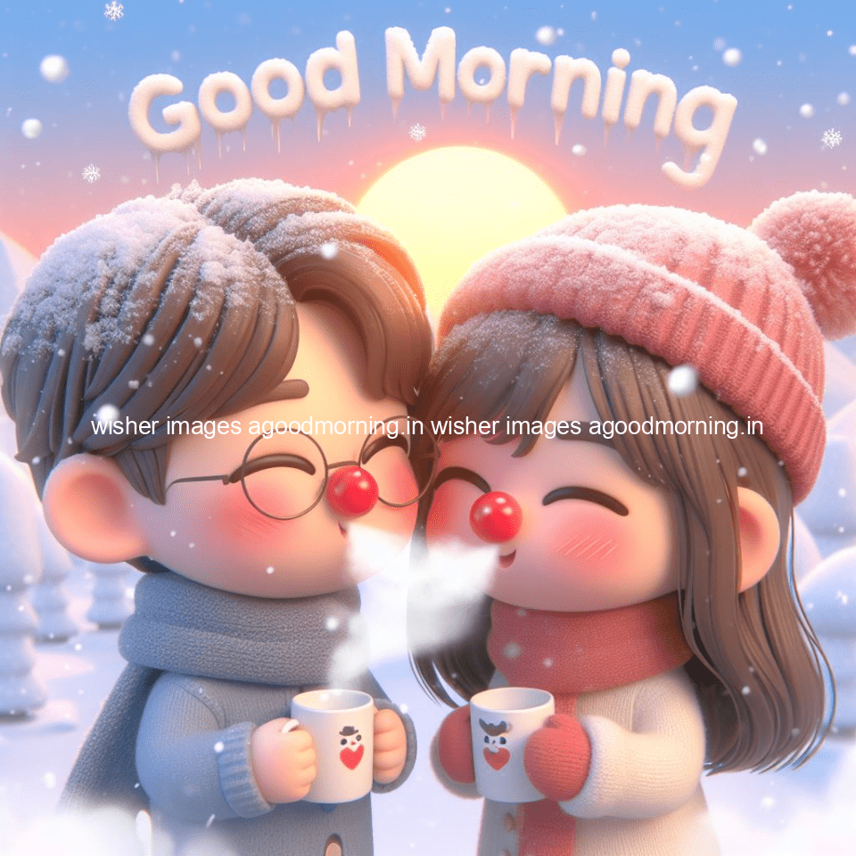 135+ HD Good Morning Images with couple || Free Download 12 good morning images with couple in the bad with beautiful background and cute d cartoon images ()