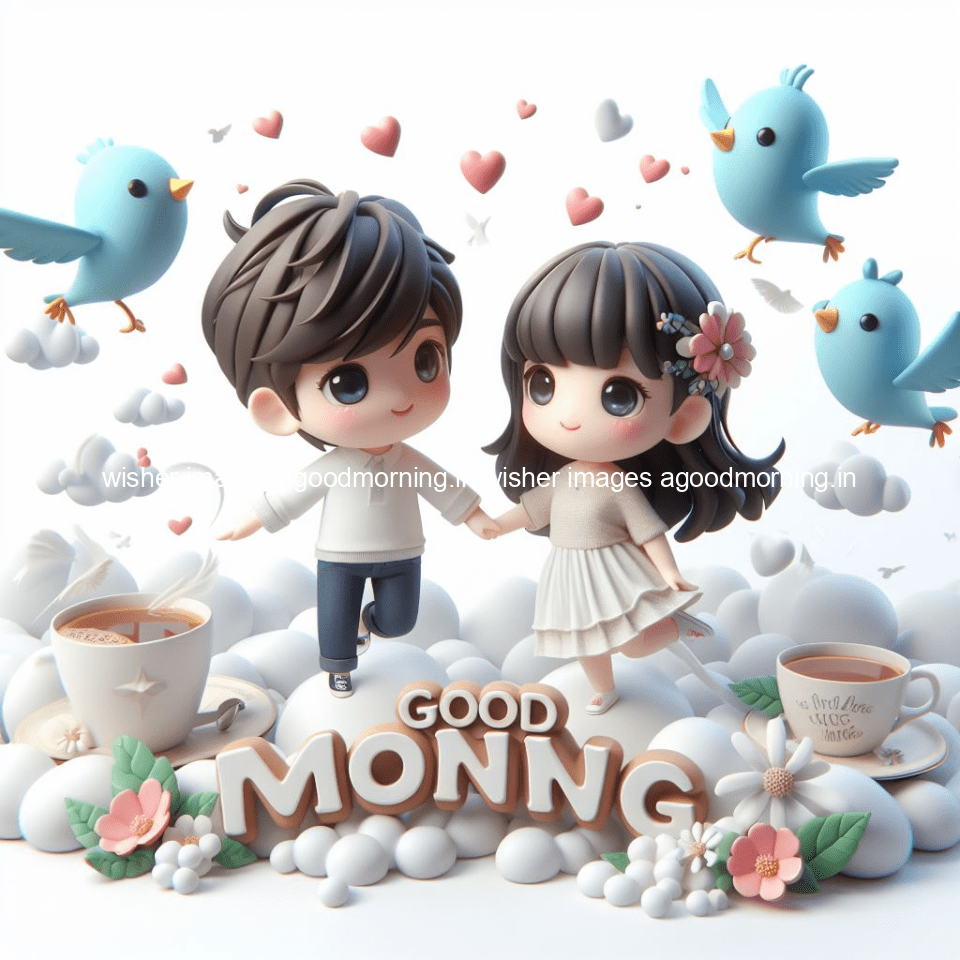 135+ HD Good Morning Images with couple || Free Download 127 good morning images with couple in the bad with beautiful background and cute d cartoon images ()