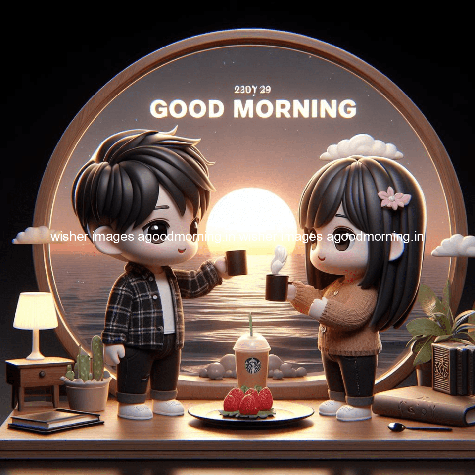 135+ HD Good Morning Images with couple || Free Download 135 good morning images with couple in the bad with beautiful background and cute d cartoon images ()