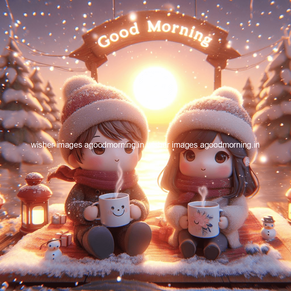 135+ HD Good Morning Images with couple || Free Download 19 good morning images with couple in the bad with beautiful background and cute d cartoon images ()