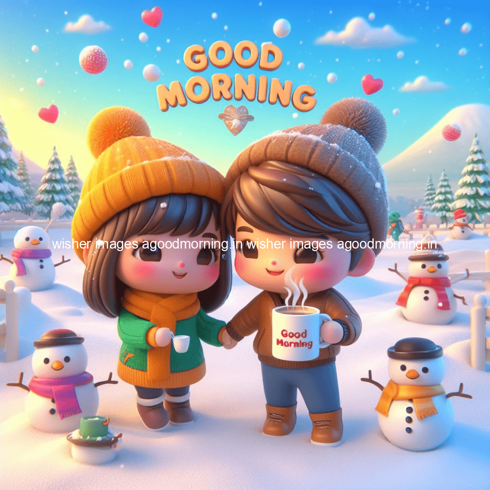 135+ HD Good Morning Images with couple || Free Download 46 good morning images with couple in the bad with beautiful background and cute d cartoon images ()