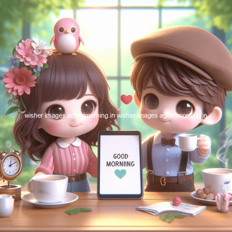 135+ HD Good Morning Images with couple || Free Download 48 good morning images with couple in the bad with beautiful background and cute d cartoon images ()