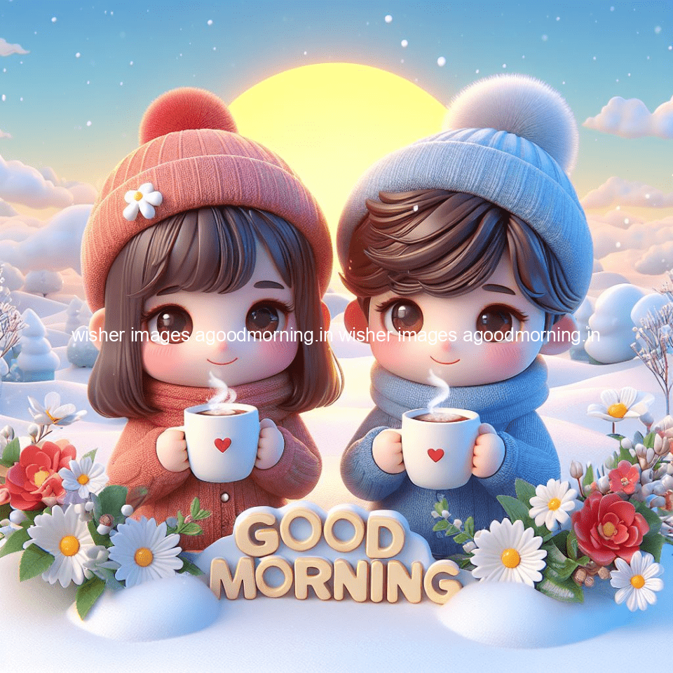 135+ HD Good Morning Images with couple || Free Download 54 good morning images with couple in the bad with beautiful background and cute d cartoon images ()