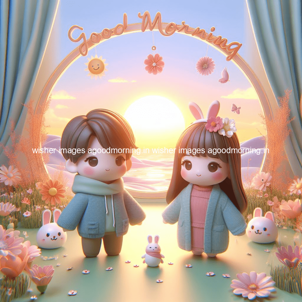 135+ HD Good Morning Images with couple || Free Download 73 good morning images with couple in the bad with beautiful background and cute d cartoon images ()