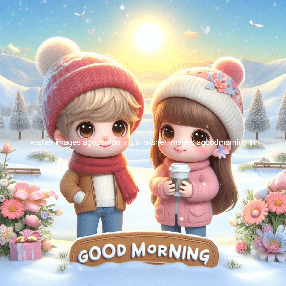 135+ HD Good Morning Images with couple || Free Download 75 good morning images with couple in the bad with beautiful background and cute d cartoon images ()