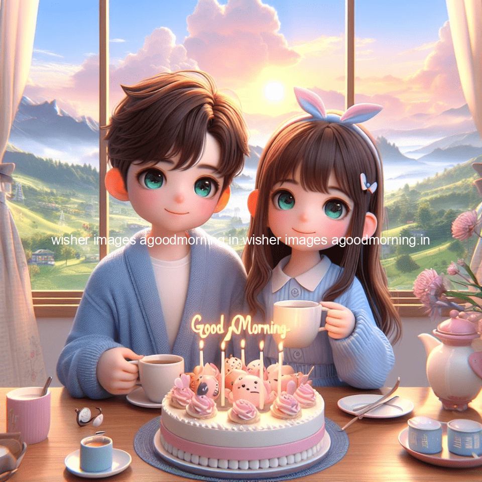 135+ HD Good Morning Images with couple || Free Download 84 good morning images with couple in the bad with beautiful background and cute d cartoon images ()