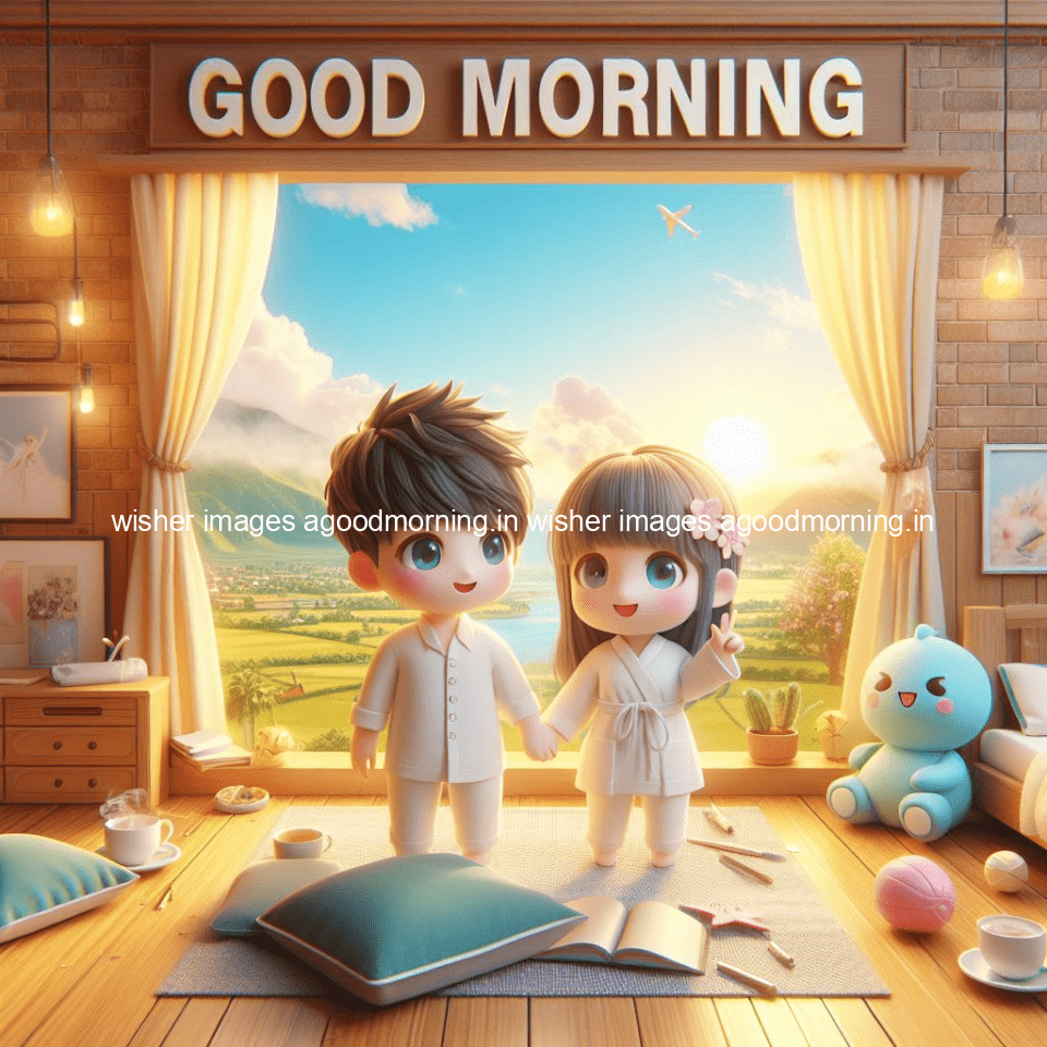 135+ HD Good Morning Images with couple || Free Download 86 good morning images with couple in the bad with beautiful background and cute d cartoon images ()