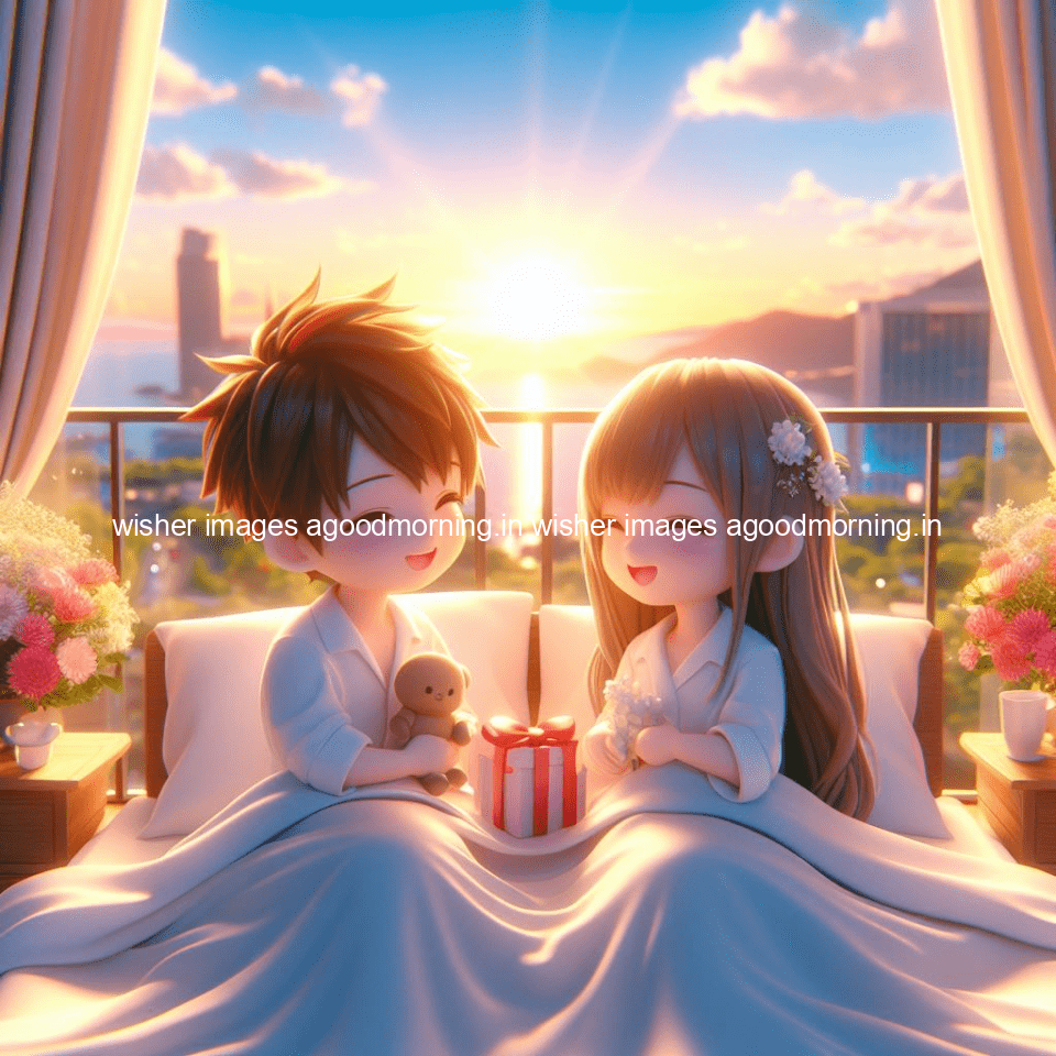 135+ HD Good Morning Images with couple || Free Download 88 good morning images with couple in the bad with beautiful background and cute d cartoon images ()