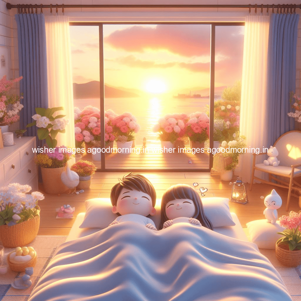 135+ HD Good Morning Images with couple || Free Download 89 good morning images with couple in the bad with beautiful background and cute d cartoon images ()