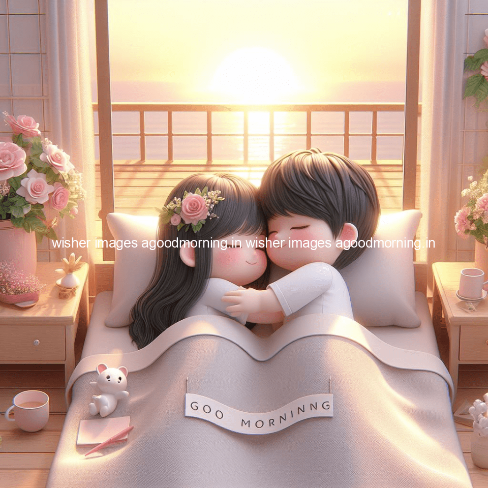 135+ HD Good Morning Images with couple || Free Download 90 good morning images with couple in the bad with beautiful background and cute d cartoon images ()