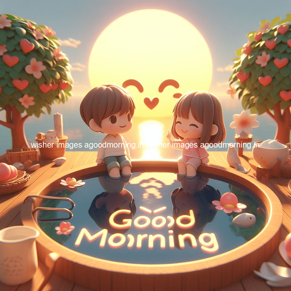 135+ HD Good Morning Images with couple || Free Download 95 good morning images with couple in the bad with beautiful background and cute d cartoon images ()