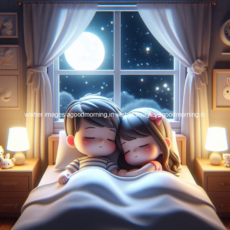 145+ Good Night Couple Images || Free Download 26 good night couple image with behind the beautifull moon the couple is walking in road with good night ()