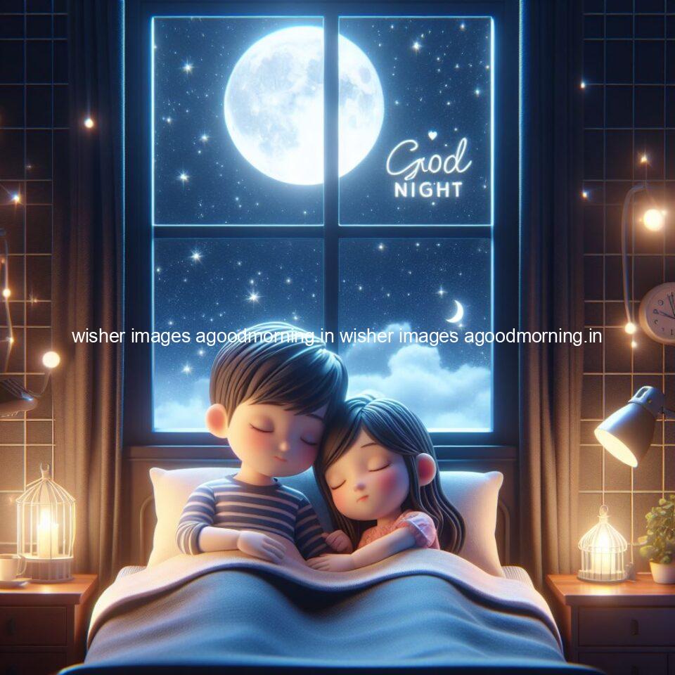 145+ Good Night Couple Images || Free Download 79 good night couple image with behind the beautifull moon the couple is walking in road with good night ()