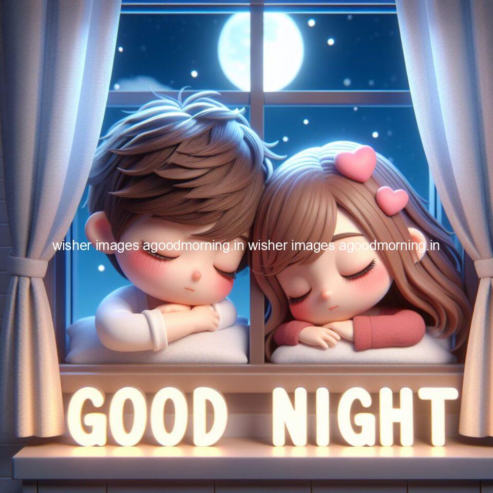 good night images couple romantic cute d couple is seating together with night vibes blue agoodmorning ()