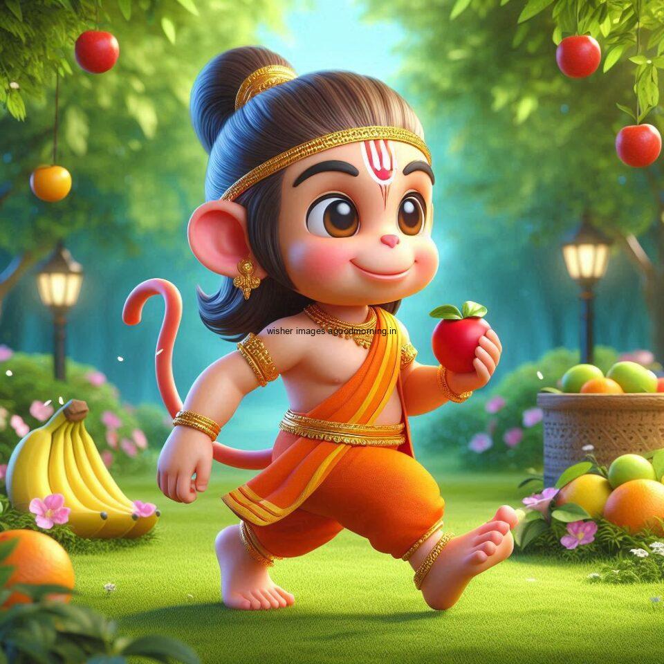 hanuman images hd with beautifull background with amazing flower ()