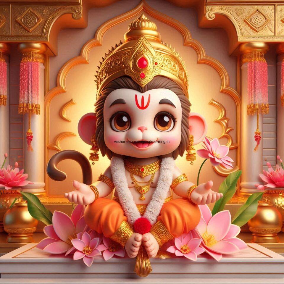 hanuman images hd with beautifull background with amazing flowers ()