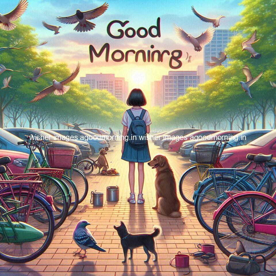 125+ Good Morning Girl Images Free Download 16 How do you say good morning girl amazing park road garden in morning time ()