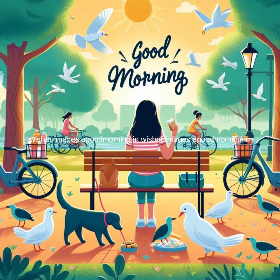 125+ Good Morning Girl Images Free Download 6 How do you say good morning girl amazing park road garden in morning time ()