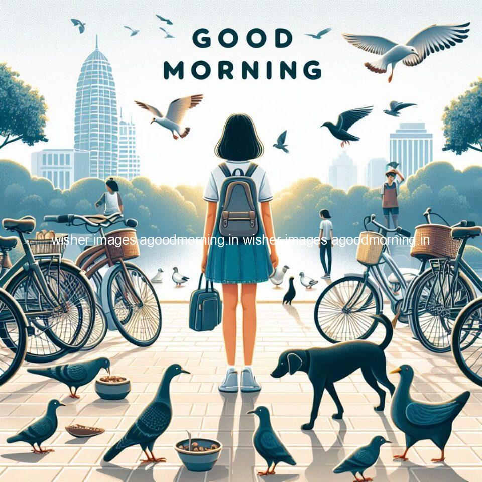 125+ Good Morning Girl Images Free Download 9 How do you say good morning girl amazing park road garden in morning time ()