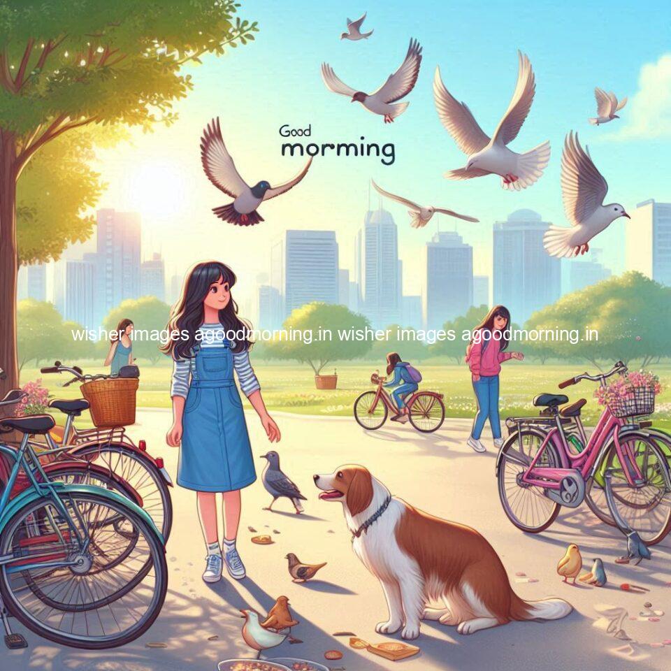 125+ Good Morning Girl Images Free Download 98 How do you say good morning girl amazing park road garden in morning time ()