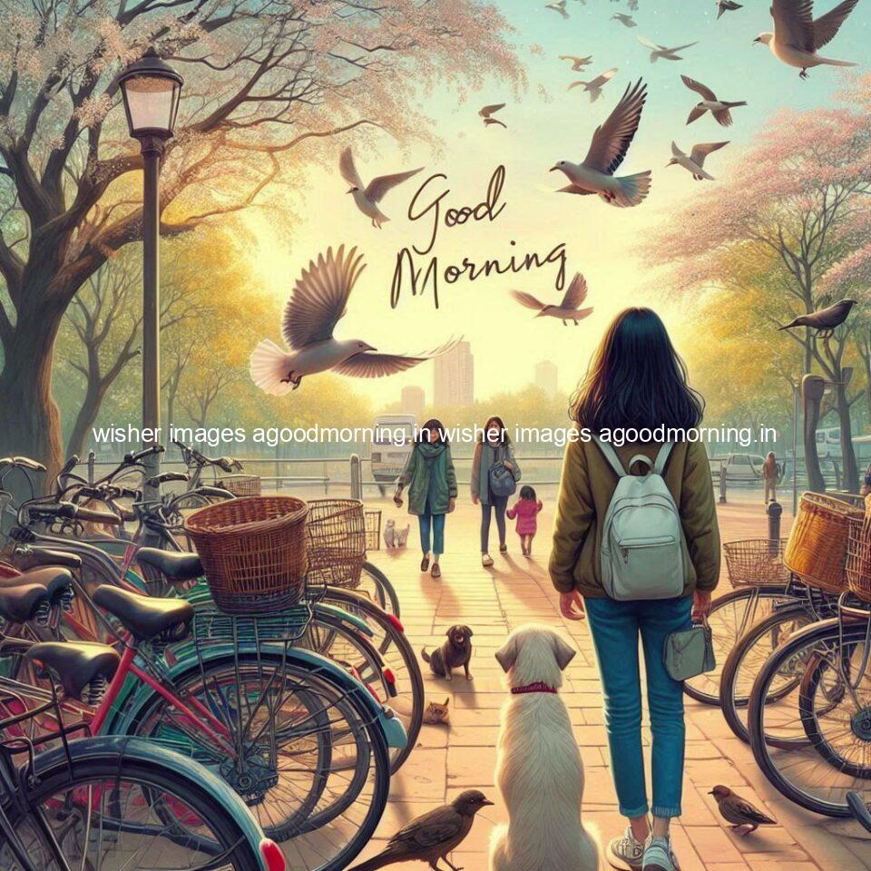 125+ Good Morning Girl Images Free Download 88 How do you say good morning girl amazing park road garden in morning time ()