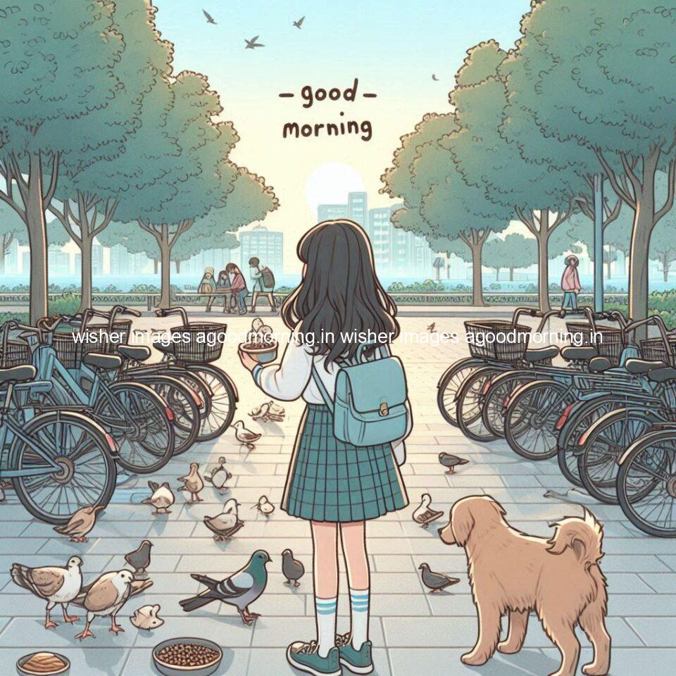125+ Good Morning Girl Images Free Download 83 How do you say good morning girl amazing park road garden in morning time ()