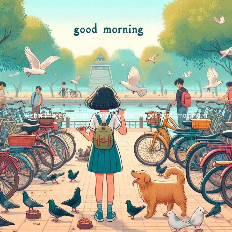 125+ Good Morning Girl Images Free Download 116 How do you say good morning girl amazing park road garden in morning time ()