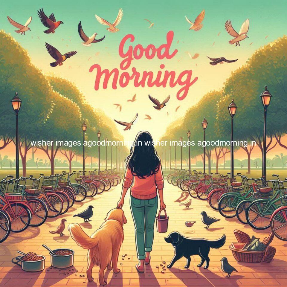 125+ Good Morning Girl Images Free Download 71 How do you say good morning girl amazing park road garden in morning time ()