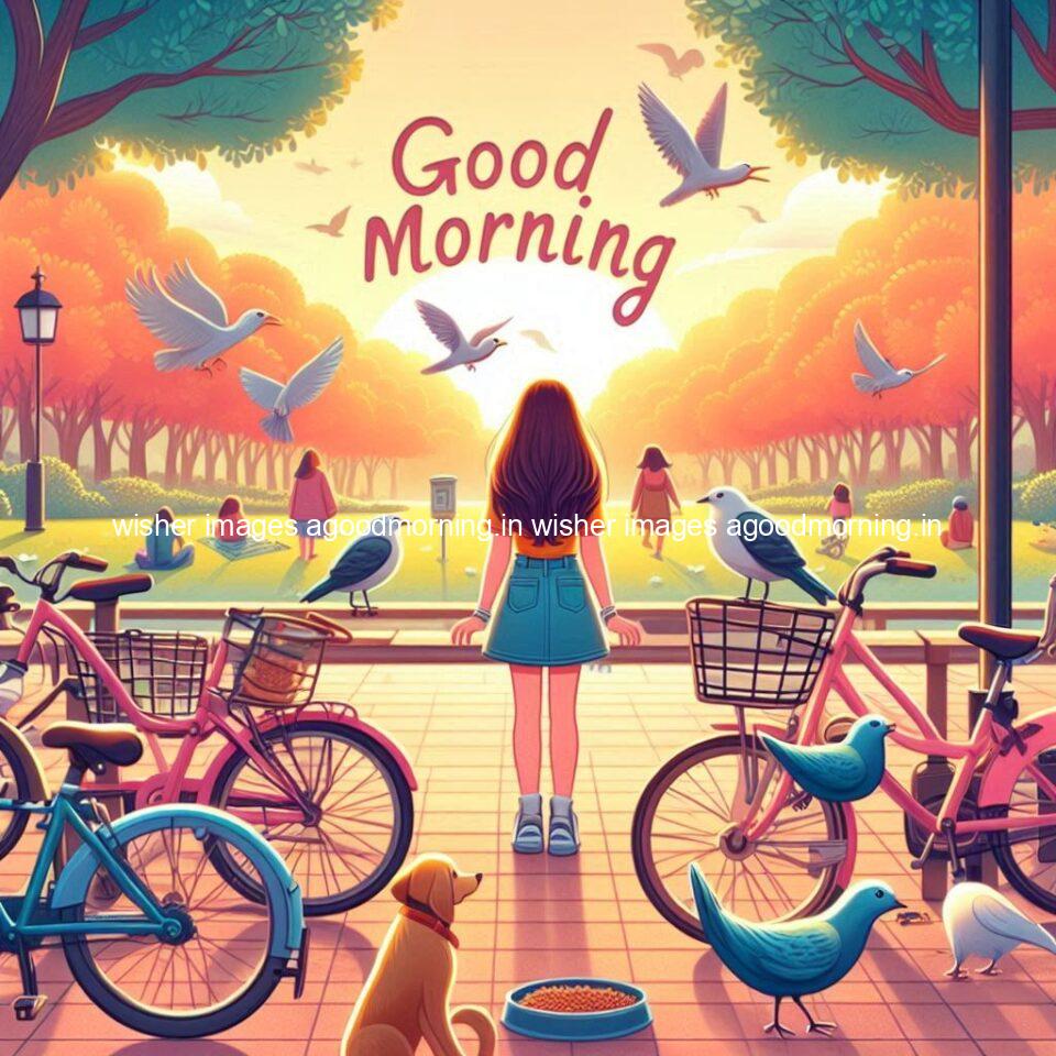 125+ Good Morning Girl Images Free Download 41 How do you say good morning girl amazing park road garden in morning time ()