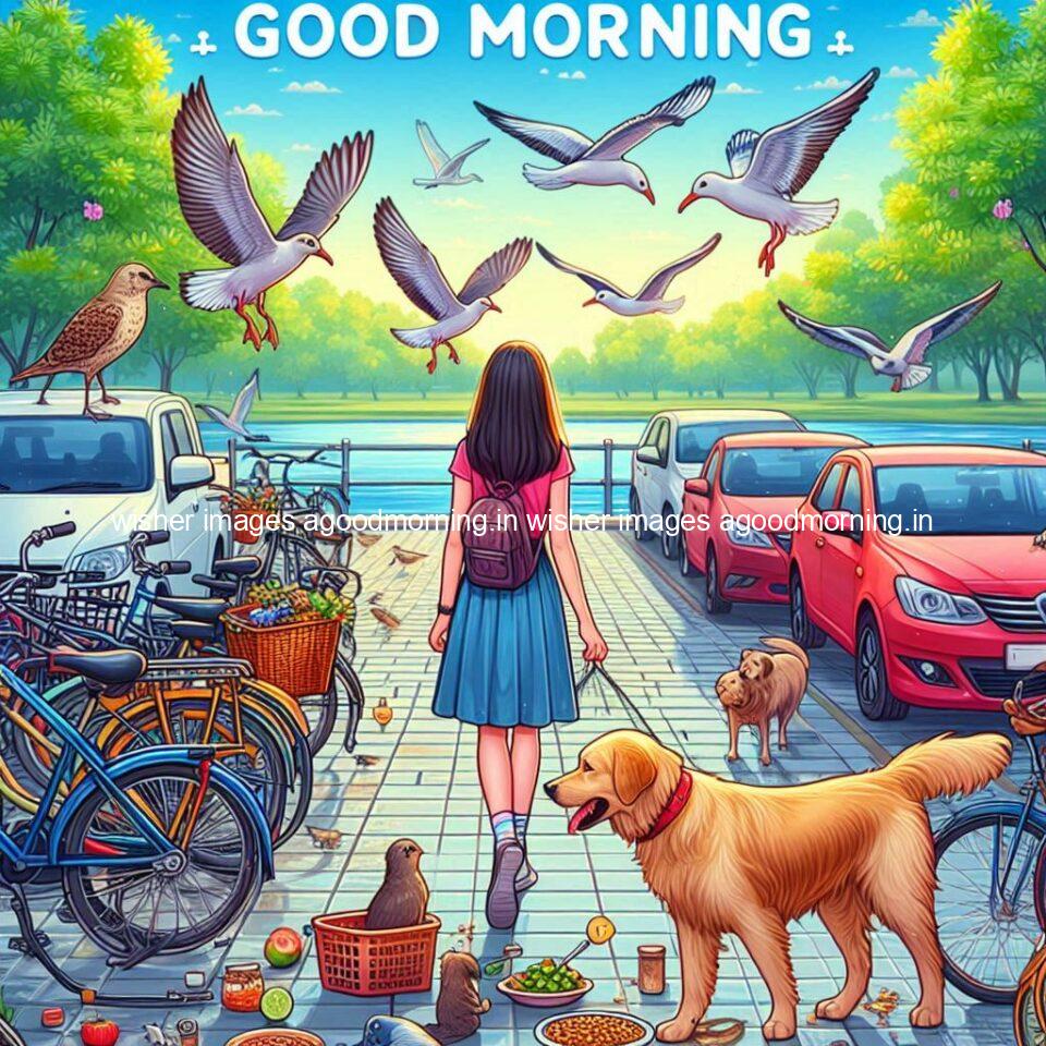 125+ Good Morning Girl Images Free Download 36 How do you say good morning girl amazing park road garden in morning time ()