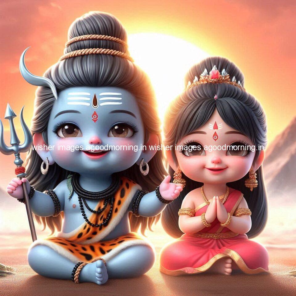 good morning shiva images with amzing love vibes with beautiful background load shiva parvati images sati images ()