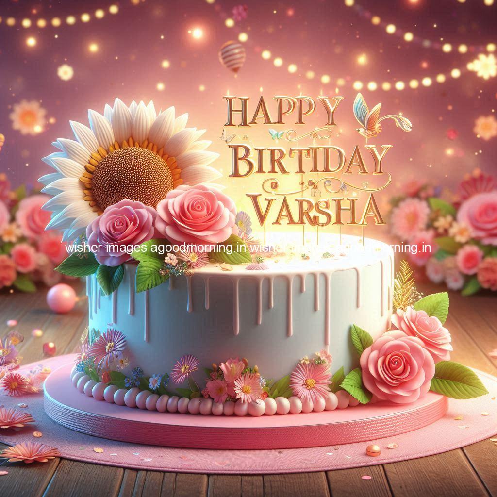 happy birthday name happy birthday varsha beautiful background with cakes ()