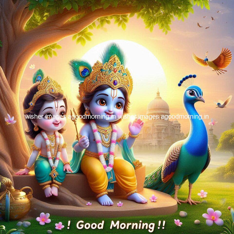 krishna-cartoon-images-hd-wallpapers-beautiful-garden-with-sun-rise-behind-he-krishna-ji-with-peacock-are-seating-27-960x960 105+ krishna Cartoon Images HD Wallpapers Free Download