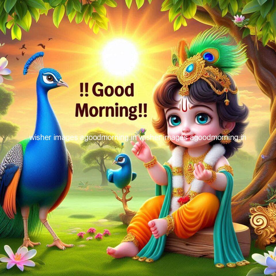 krishna-cartoon-images-hd-wallpapers-beautiful-garden-with-sun-rise-behind-he-krishna-ji-with-peacock-are-seating-48-960x960 105+ krishna Cartoon Images HD Wallpapers Free Download