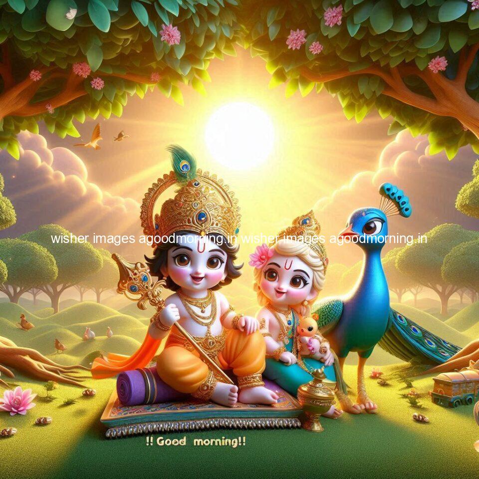 krishna-cartoon-images-hd-wallpapers-beautiful-garden-with-sun-rise-behind-he-krishna-ji-with-peacock-are-seating-57-960x960 105+ krishna Cartoon Images HD Wallpapers Free Download