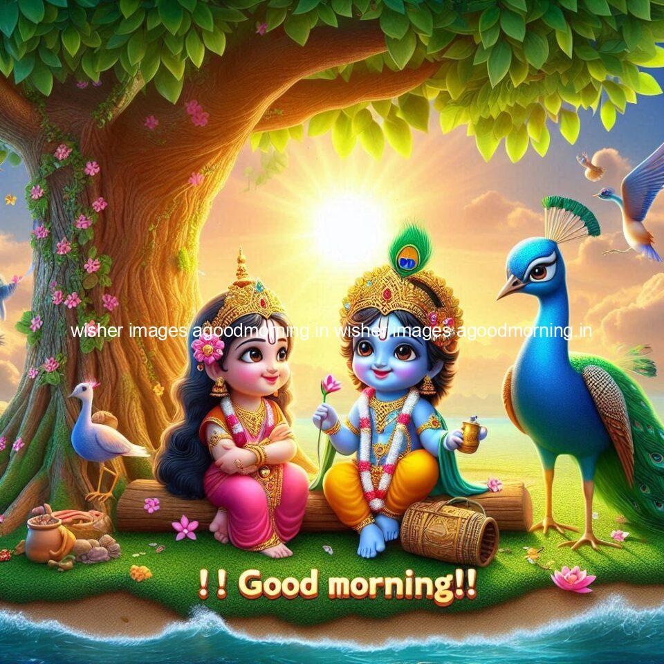 krishna-cartoon-images-hd-wallpapers-beautiful-garden-with-sun-rise-behind-he-krishna-ji-with-peacock-are-seating-61-960x960 105+ krishna Cartoon Images HD Wallpapers Free Download