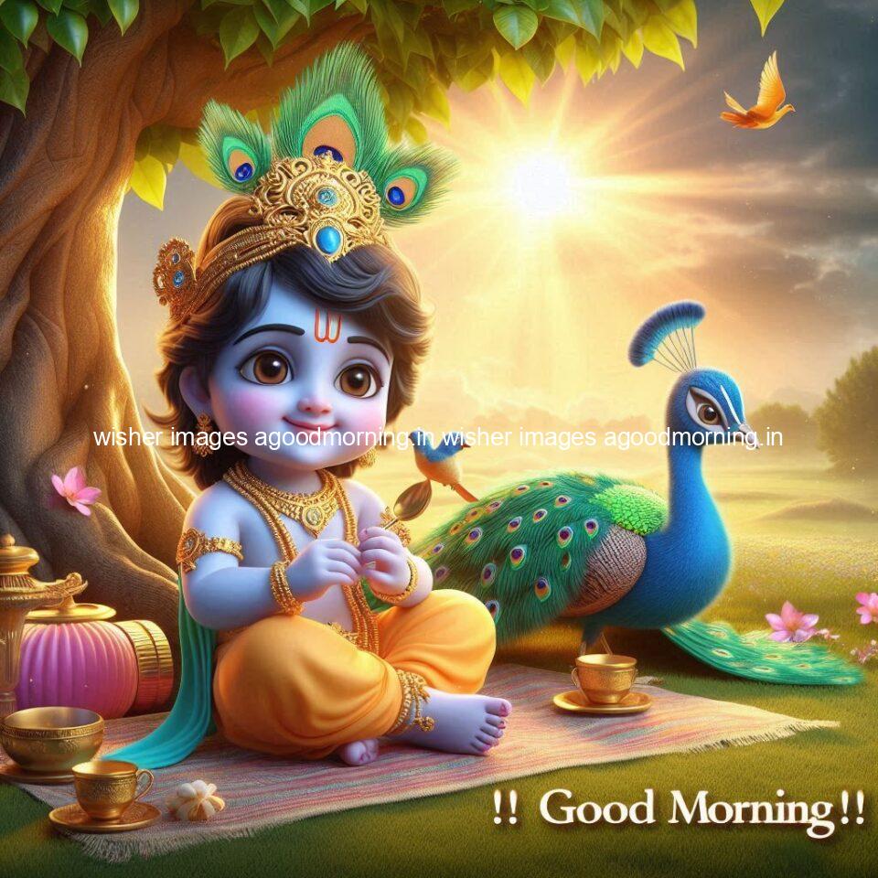 krishna-cartoon-images-hd-wallpapers-beautiful-garden-with-sun-rise-behind-he-krishna-ji-with-peacock-are-seating-73-960x960 105+ krishna Cartoon Images HD Wallpapers Free Download