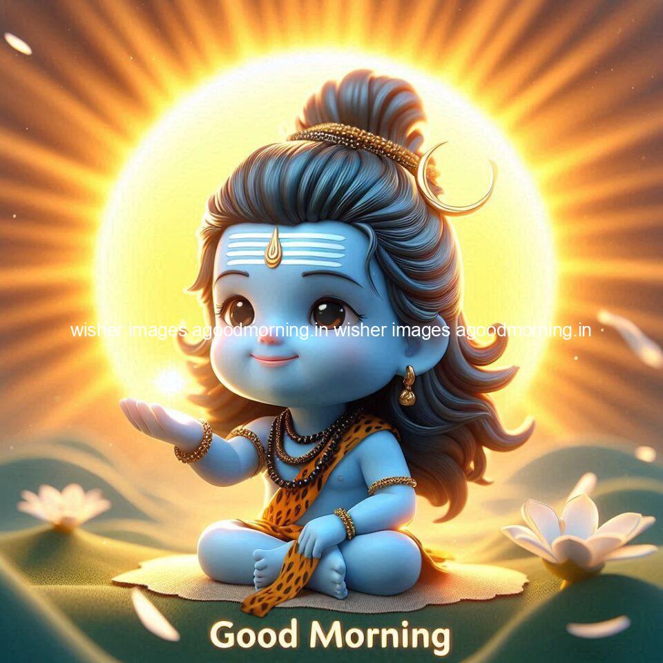 120+ Load shiva Good morning images Free Download & Share 31 load shiva kids good morning shiv images beautiful background behind the shiva sun is placed ()