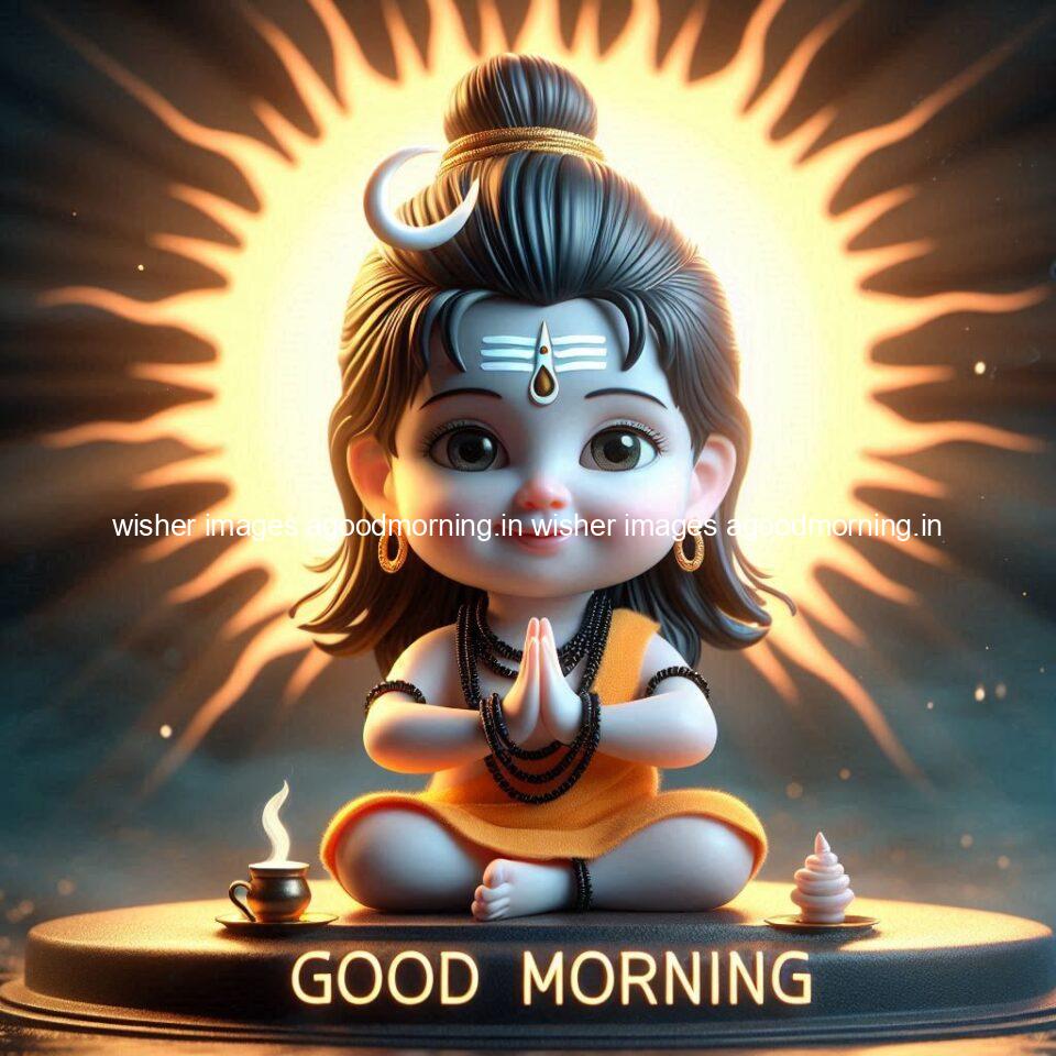 120+ Load shiva Good morning images Free Download & Share 11 load shiva kids good morning shiv images beautiful background behind the shiva sun is placed ()