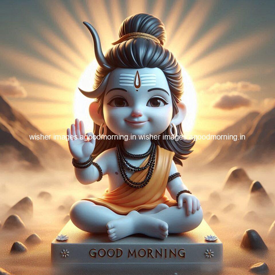 120+ Load shiva Good morning images Free Download & Share 13 load shiva kids good morning shiv images beautiful background behind the shiva sun is placed ()