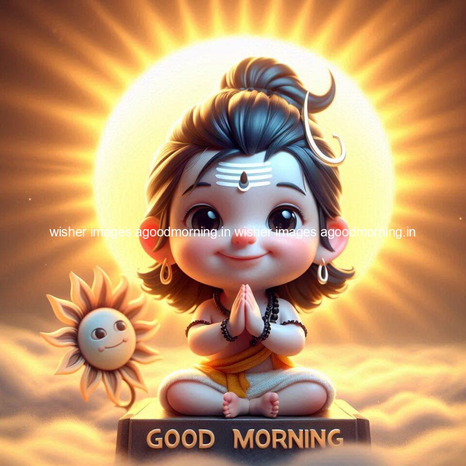 120+ Load shiva Good morning images Free Download & Share 14 load shiva kids good morning shiv images beautiful background behind the shiva sun is placed ()